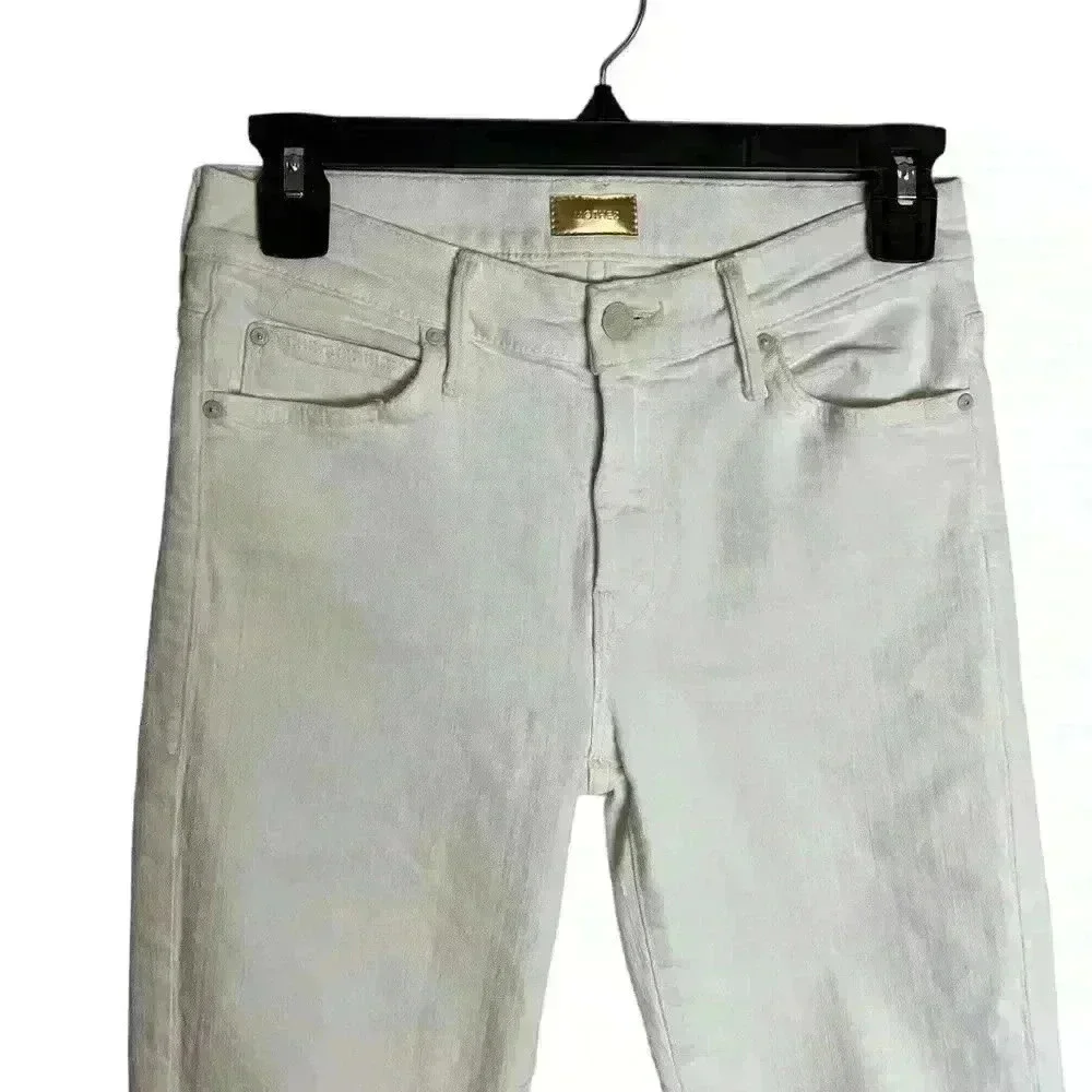 Mother Denim The Rascal Ankle Snippet Skinny Jeans Size 25 Whipping the Cream